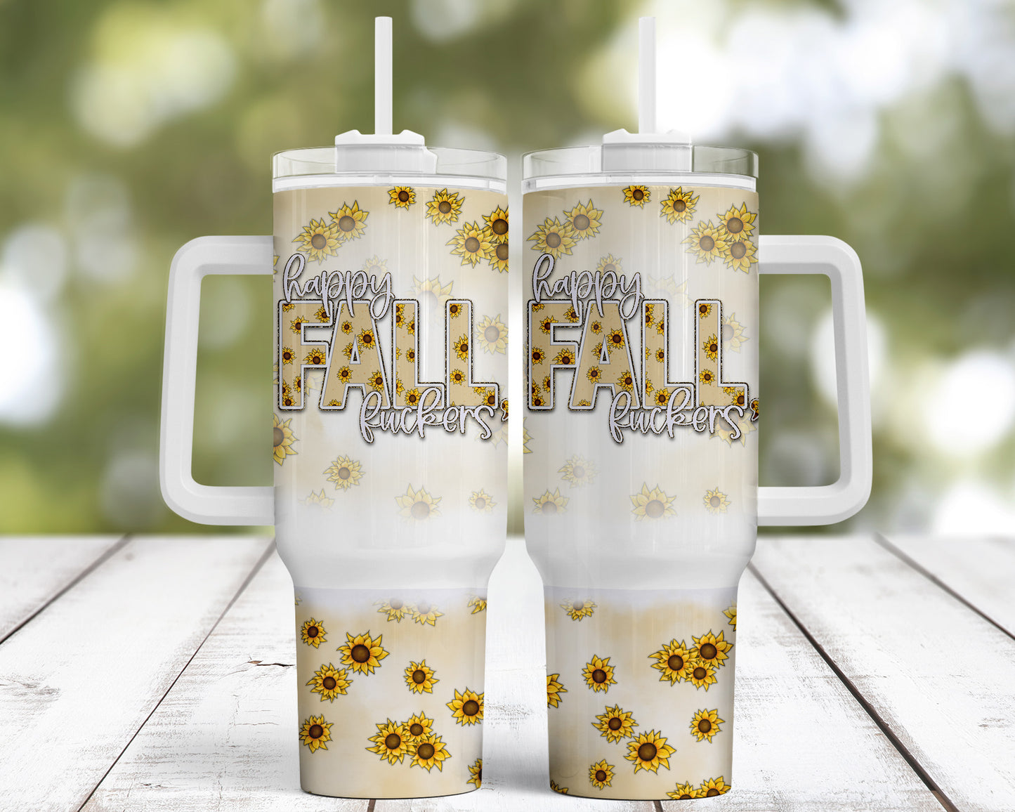 Happy Fall Fuckers Custom Travel Tumbler Mug