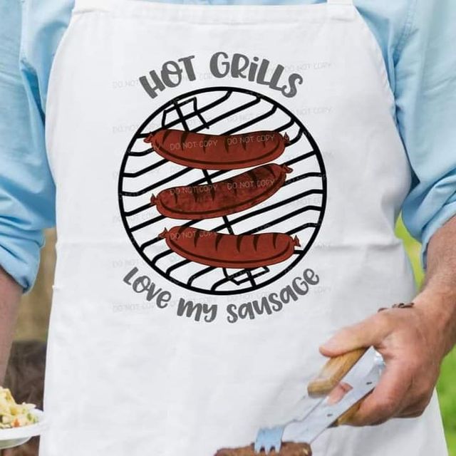 Hot Grills Love my Sausage Apron