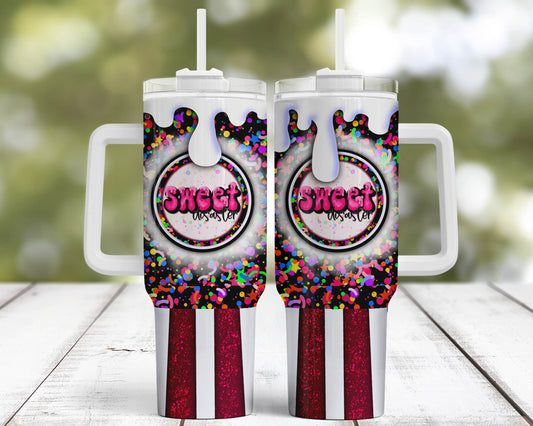 Sweet Disaster Custom Travel Tumbler Mug