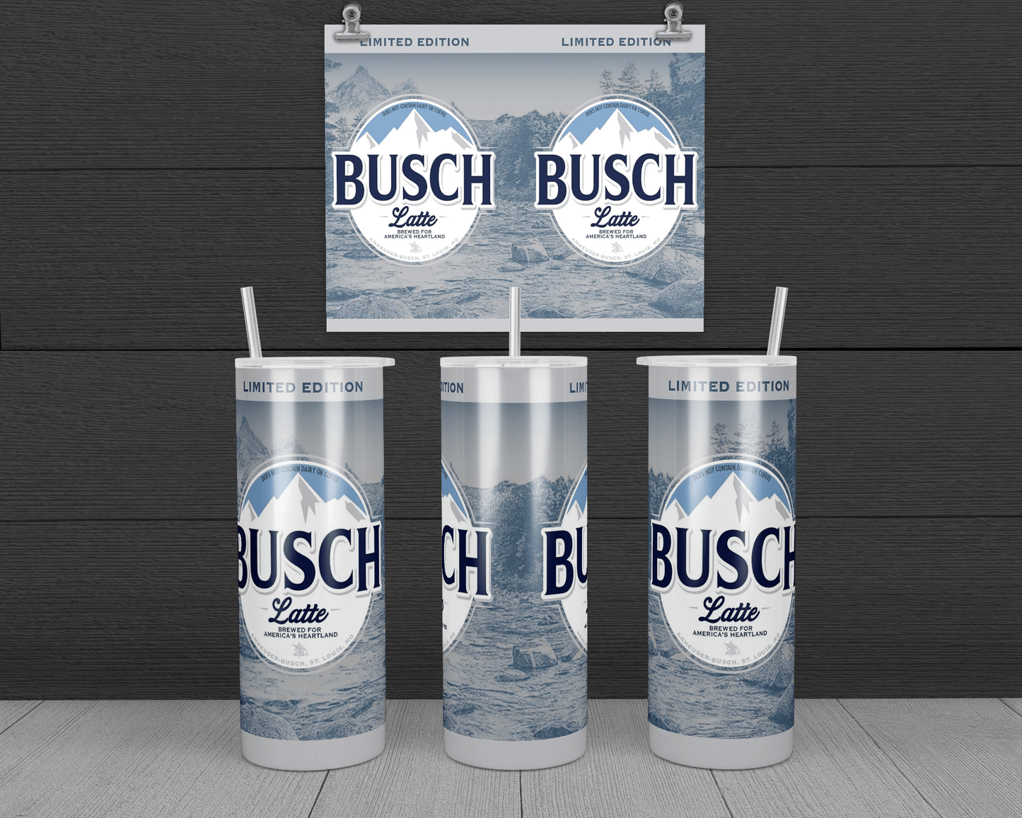 Busch Light Custom Travel Tumbler Mug