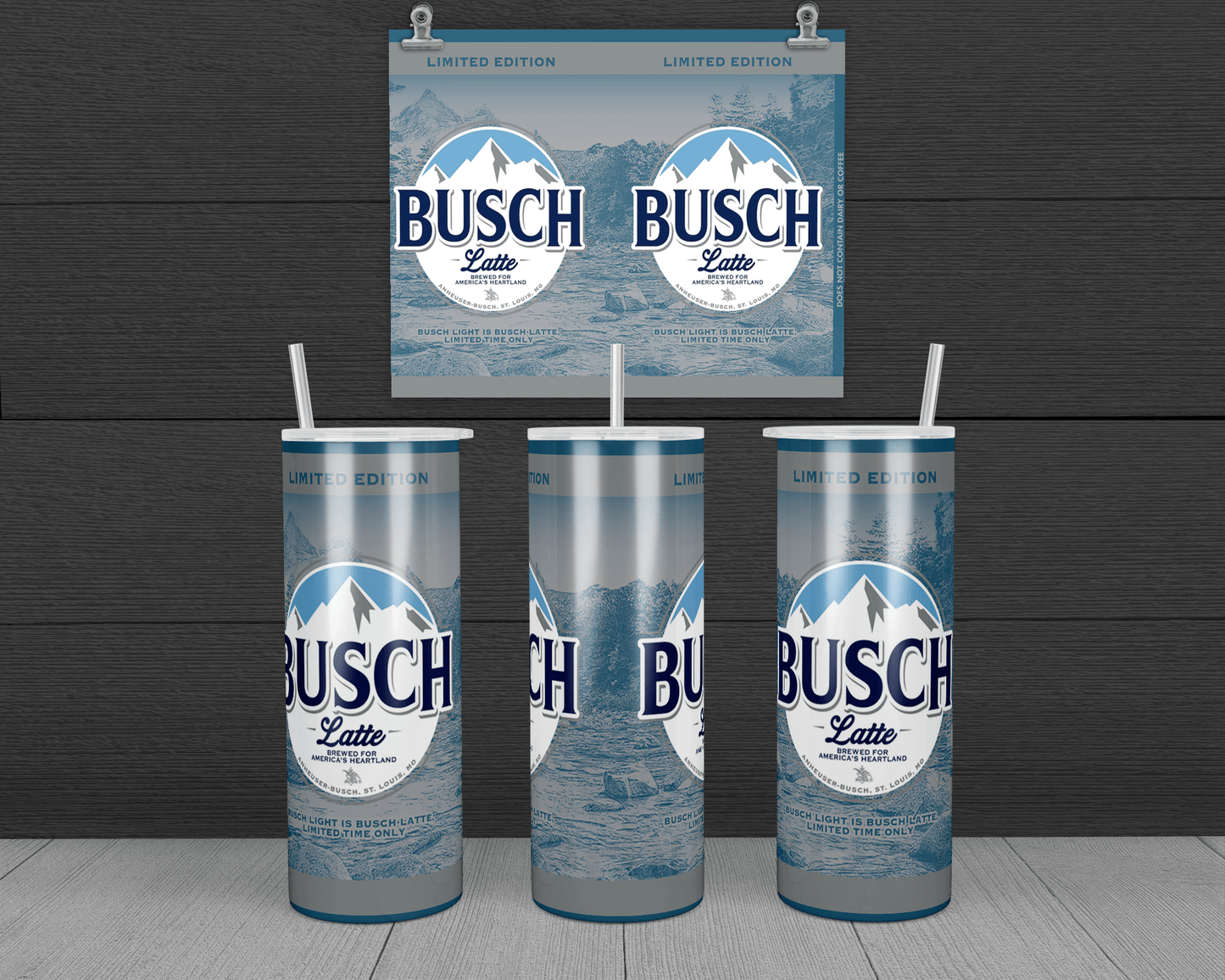 Busch Light Custom Travel Tumbler Mug