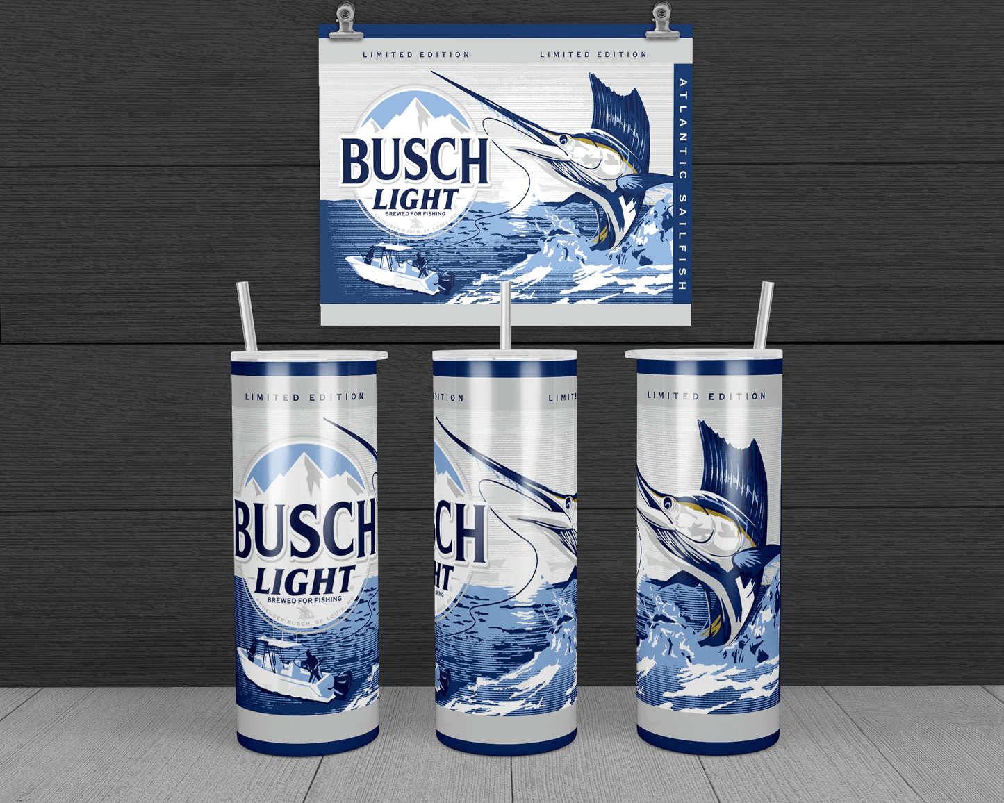 Busch Light Custom Travel Tumbler Mug