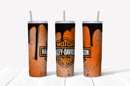 Harley Davidson Custom Travel Tumbler Mug