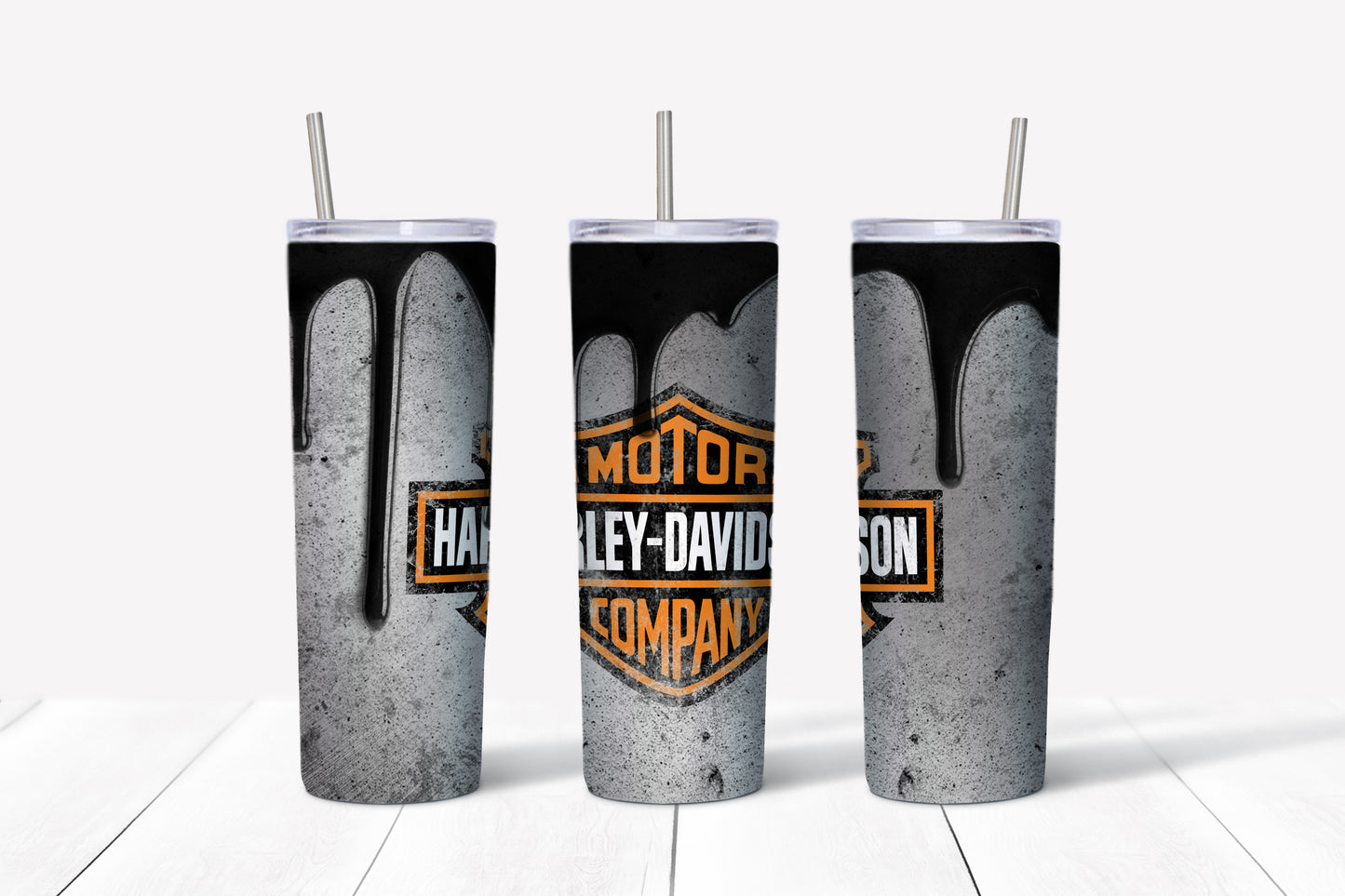 Harley Davidson Custom Travel Tumbler Mug