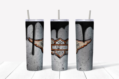 Harley Davidson Custom Travel Tumbler Mug