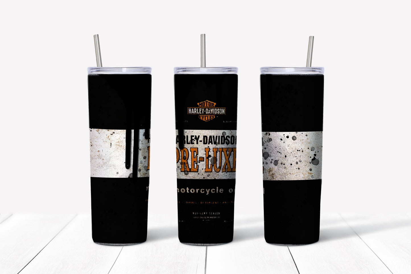 Harley Davidson Custom Travel Tumbler Mug