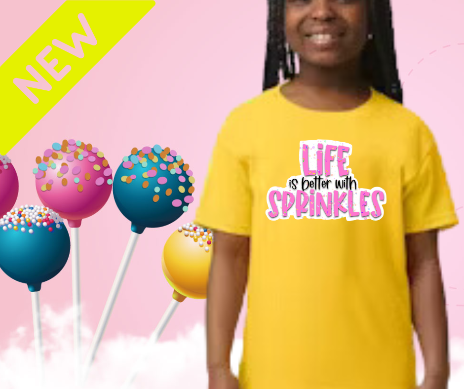 Life is Better with Sprinkles Kid's  T-Shirt