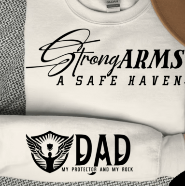 Strong Arms, A Safe Haven Unisex Hoodie/Sweatshirt