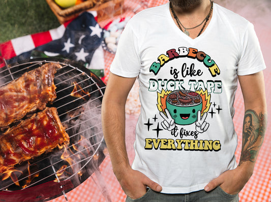 BBQ is like Duct Tape it Fixes Everything T-Shirt