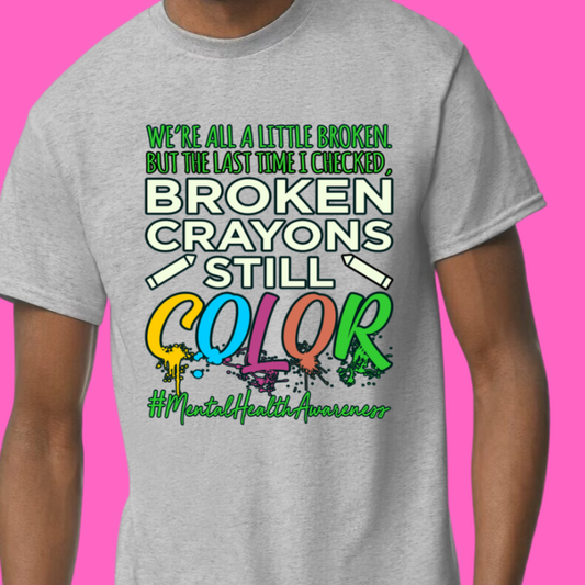 Broken Crayons Still Color Design 3 Youth T-Shirt/Hoodie/Sweatshirt