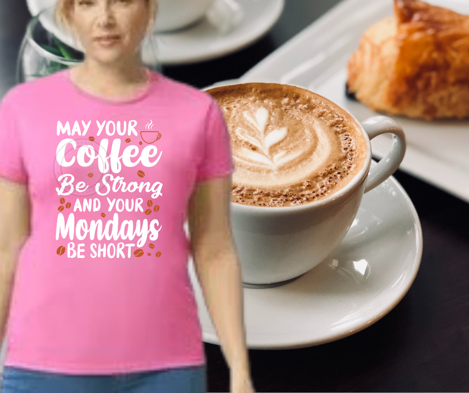 Coffee Strong and Mondays Short T-Shirt/Sweatshirt