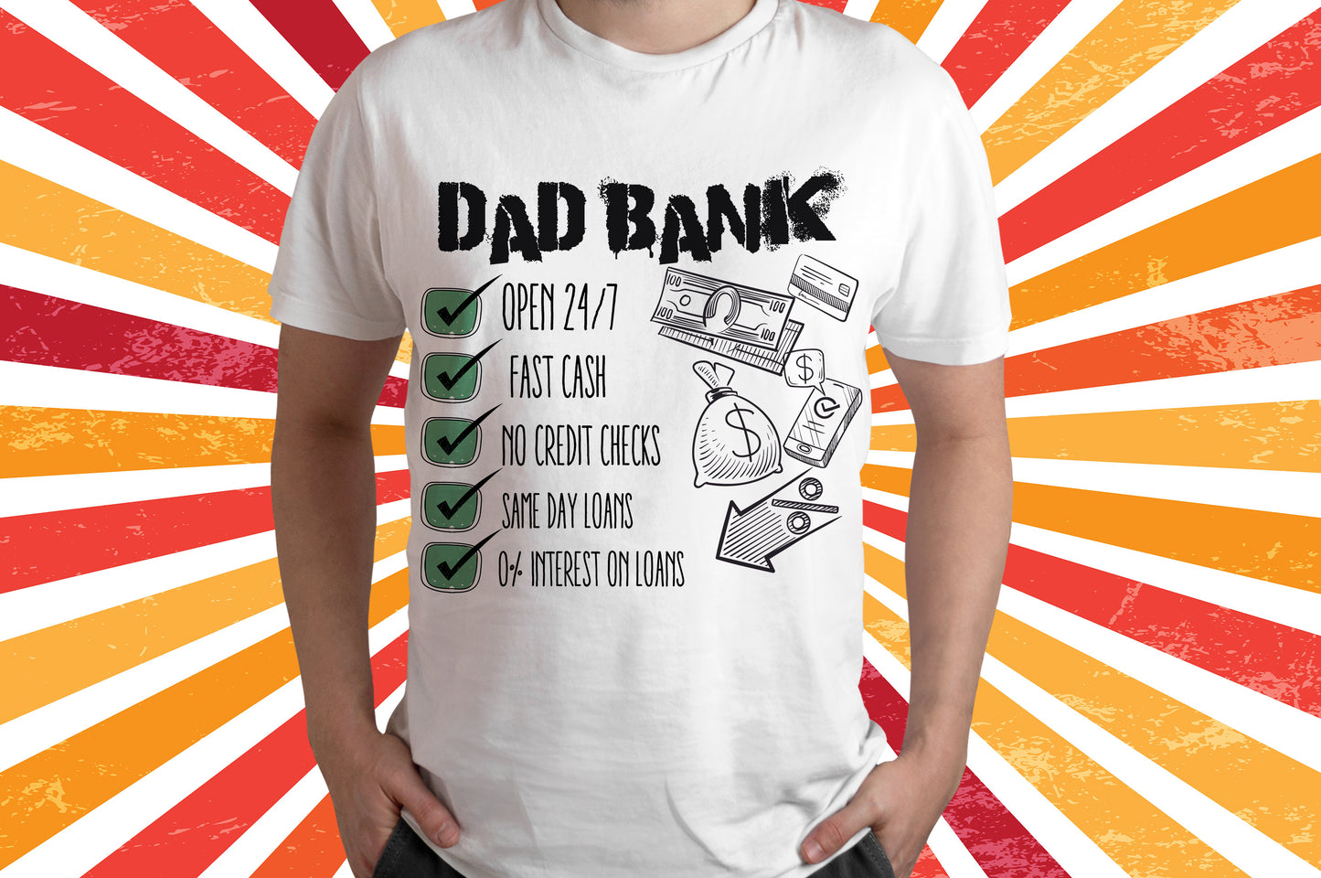 DAD Bank T shirt