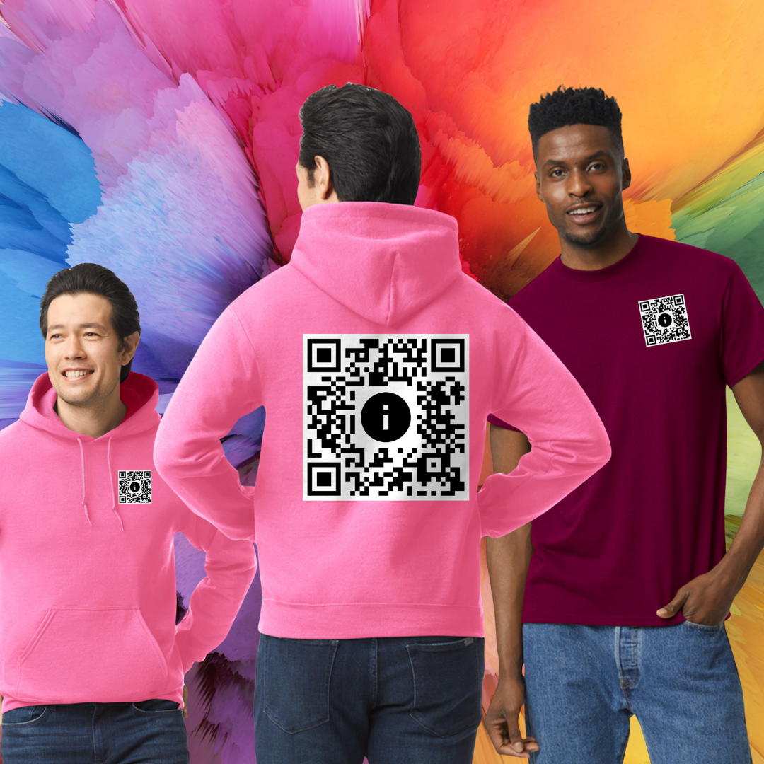 Finger Salute QR Code T-Shirt/Hoodie/Sweatshirt