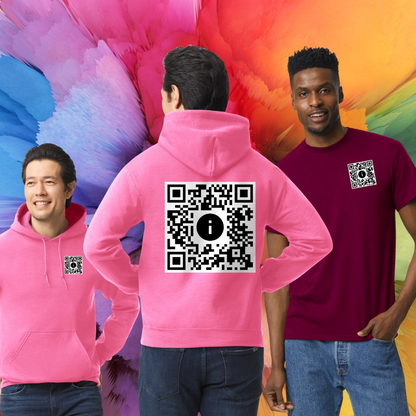 Finger Salute QR Code T-Shirt/Hoodie/Sweatshirt