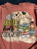 Half Bookworm Half Coffee Unisex Hoodie