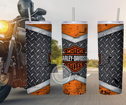 Harley Davidson Custom Travel Tumbler Mug