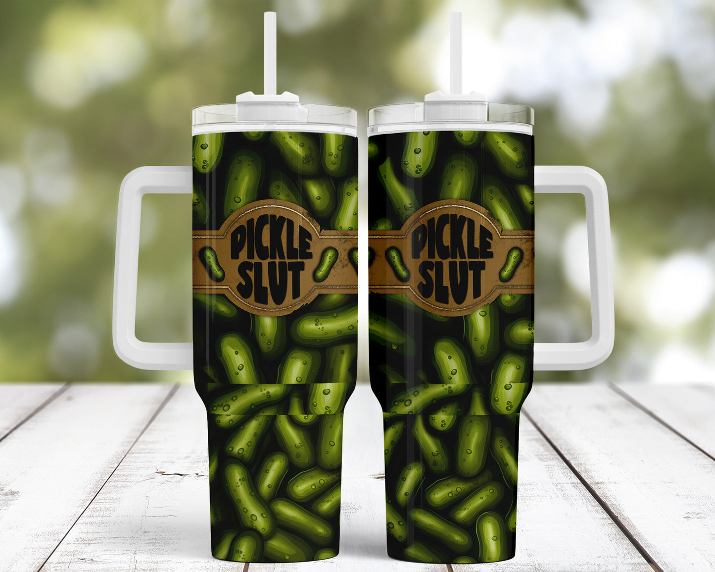 Pickle Slut 40 oz Custom Travel Tumbler Mug