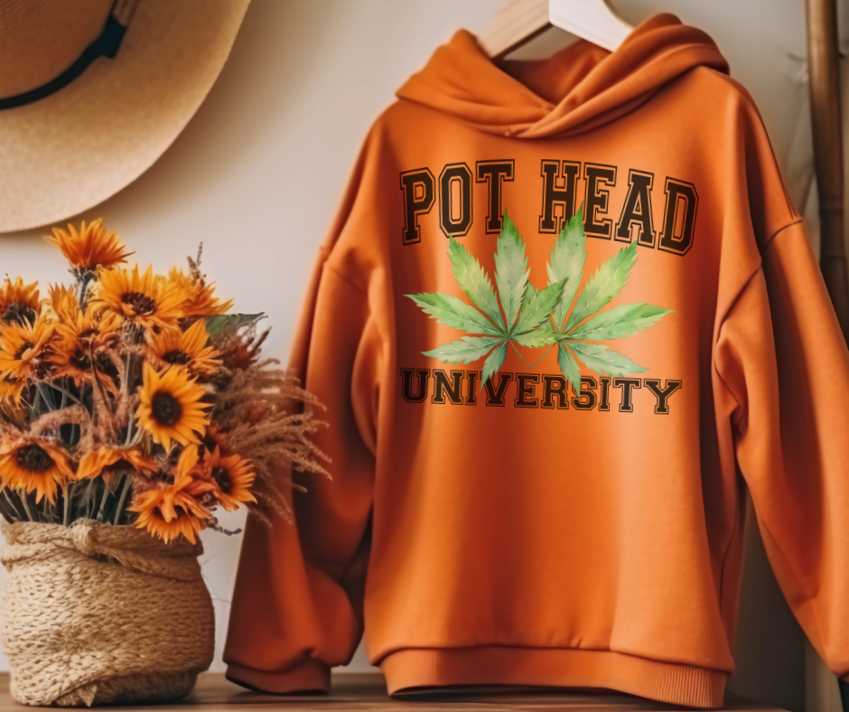 Pot Head University Unisex T-Shirt/Hoodie/Sweatshirt