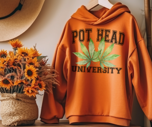 Pot Head University Unisex T-Shirt/Hoodie/Sweatshirt