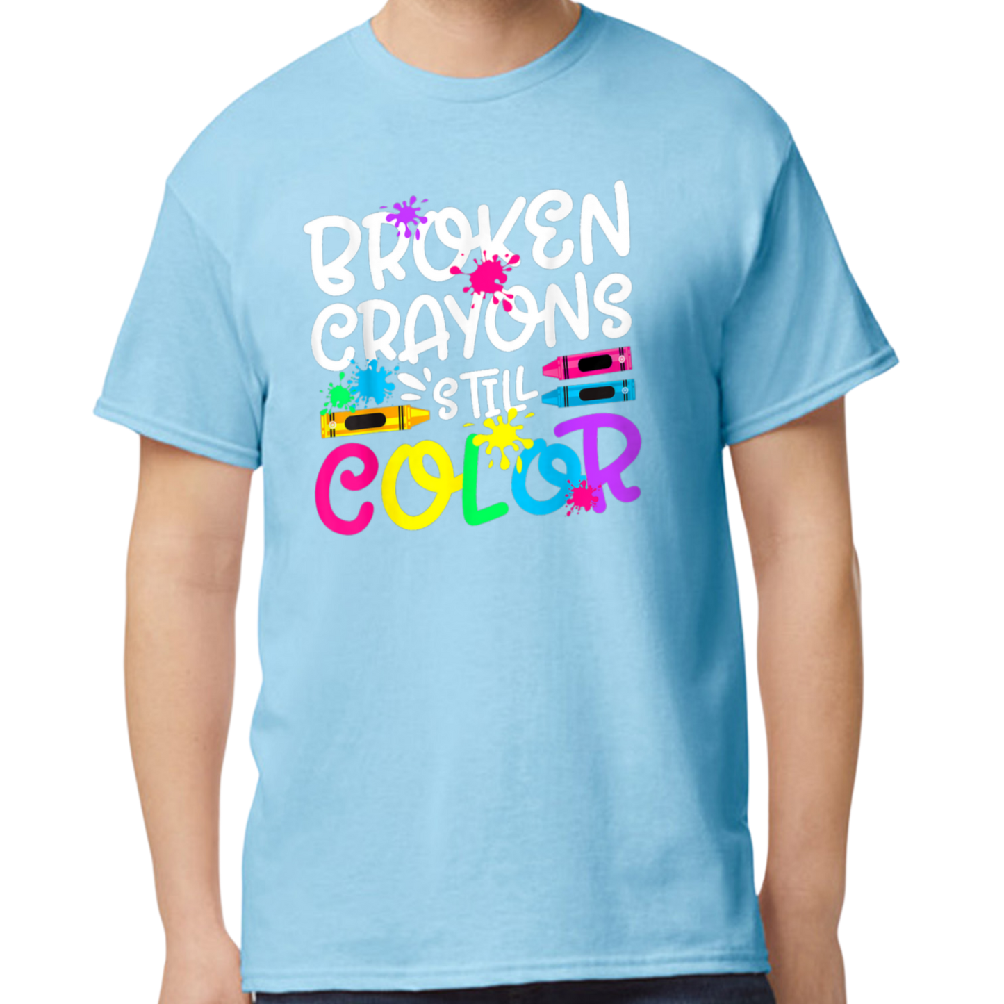 Broken Crayons Still Color Design 1 Youth T-Shirt/Hoodie/Sweatshirt