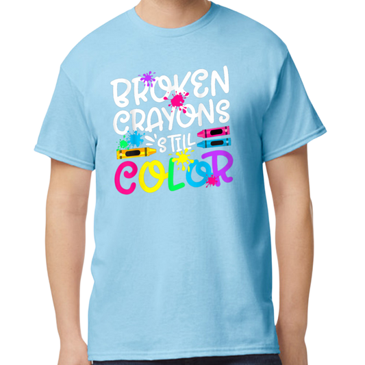 Broken Crayons Still Color Design 1 Youth T-Shirt/Hoodie/Sweatshirt