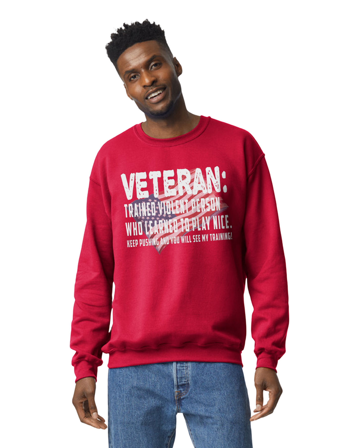 Veteran: Trained Violent Person Unisex T-Shirt/Hoodie/Sweatshirt