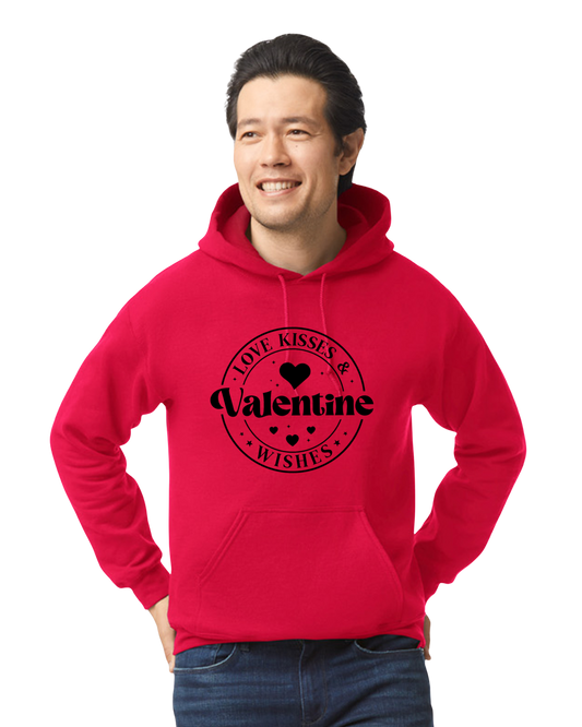 Love, Kisses, Valentine Wishes Unisex T-Shirt/Hoodie/Sweatshirt