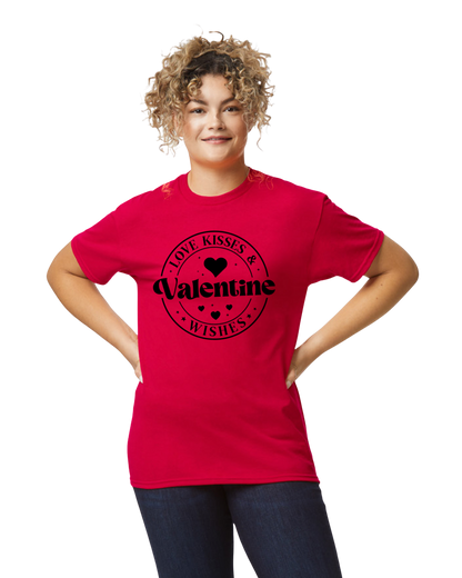 Love, Kisses, Valentine Wishes Unisex T-Shirt/Hoodie/Sweatshirt