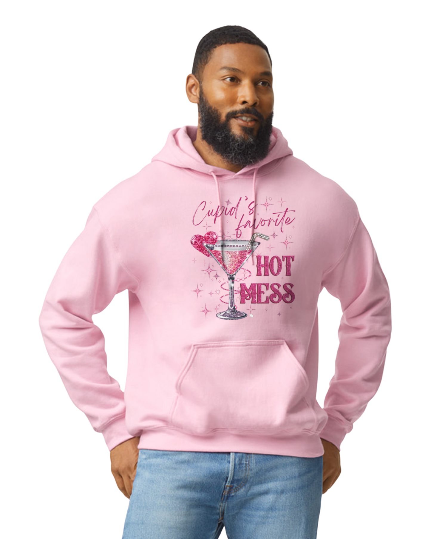 Cupid's Favorite Hot Mess Valentine's Day Unisex T-Shirt, Sweatshirt, or Hoodie