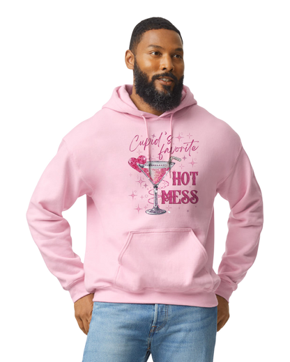 Cupid's Favorite Hot Mess Valentine's Day Unisex T-Shirt, Sweatshirt, or Hoodie