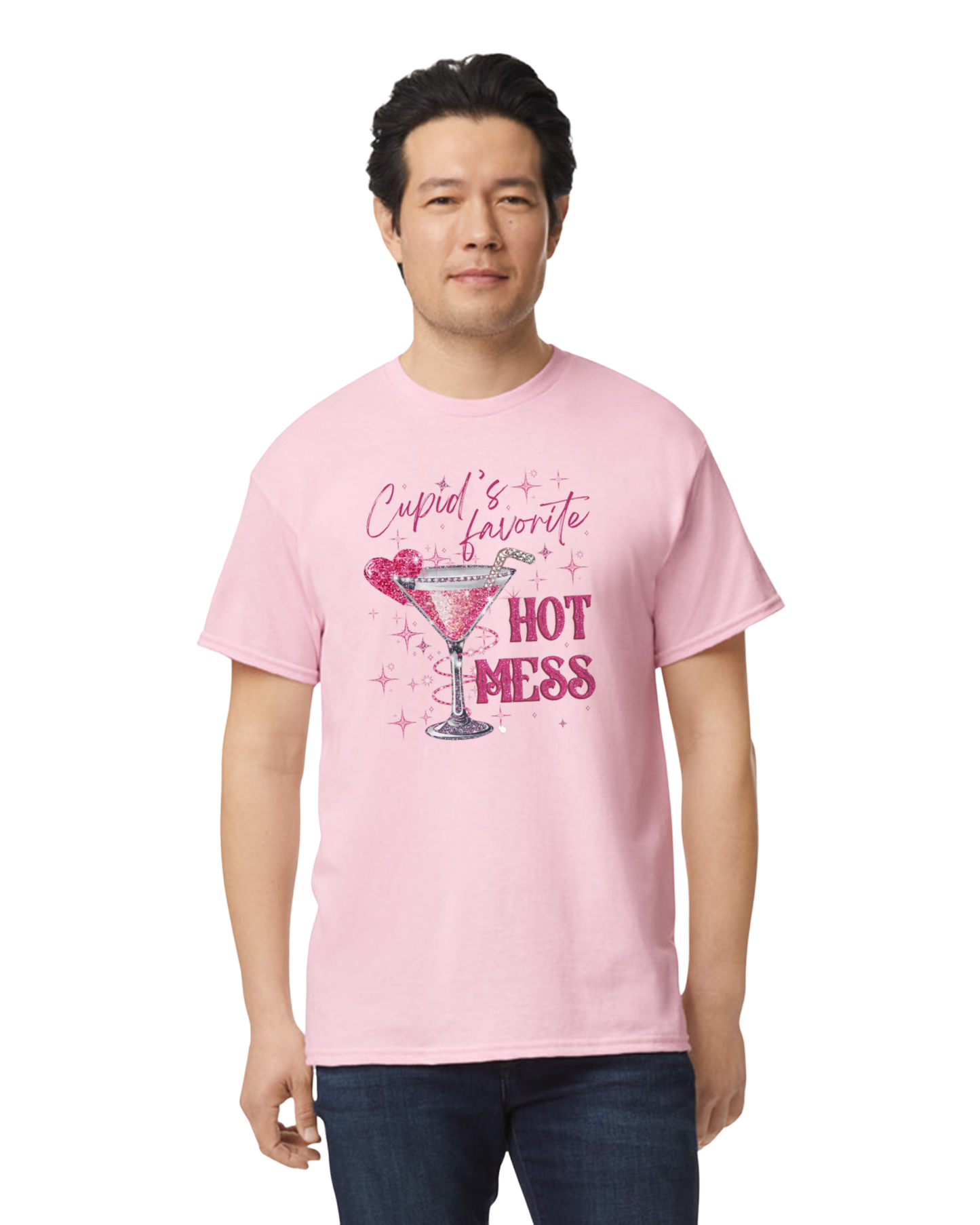 Cupid's Favorite Hot Mess Valentine's Day Unisex T-Shirt, Sweatshirt, or Hoodie