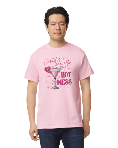 Cupid's Favorite Hot Mess Valentine's Day Unisex T-Shirt, Sweatshirt, or Hoodie