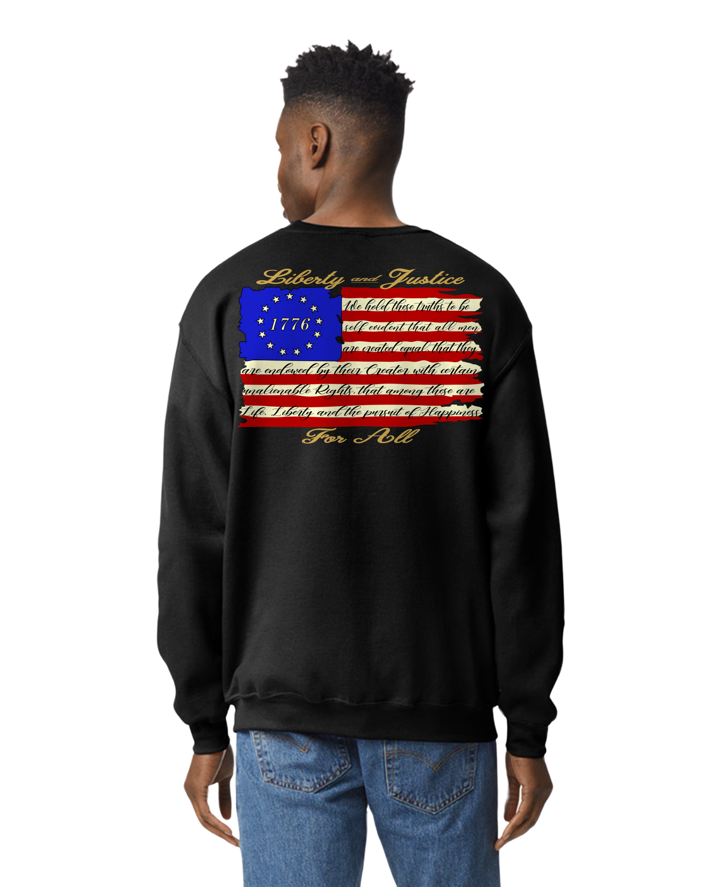 Liberty & Justice For All 1776 T-Shirt/Hoodie/Sweatshirt