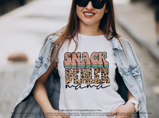 Snack Dealer Mama t-shirt