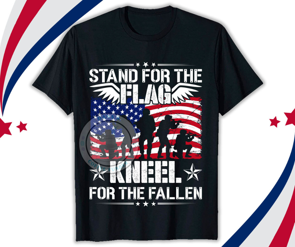 Stand for the flag, Kneel for the fallen t-shirt/Sweatshirt/Hoodie